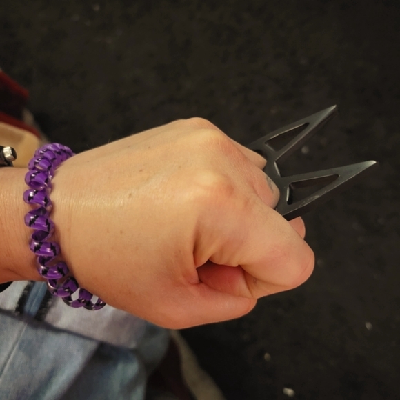 "Stabby Tabby"©️ Self Defense KittyCat Key Chain w/ Wristband 🔑 "Bottle Opener" - Picture 15 of 16